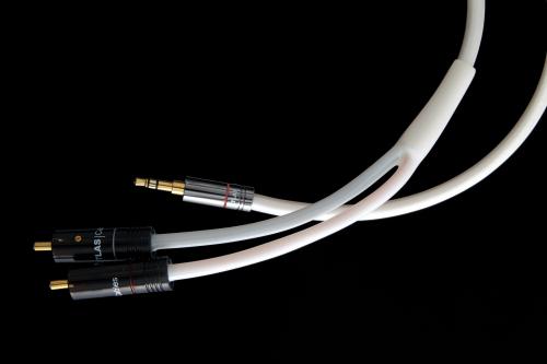 Кабель межблочный аудио Atlas Element Metik (3.5mm-2RCA) 1.5m