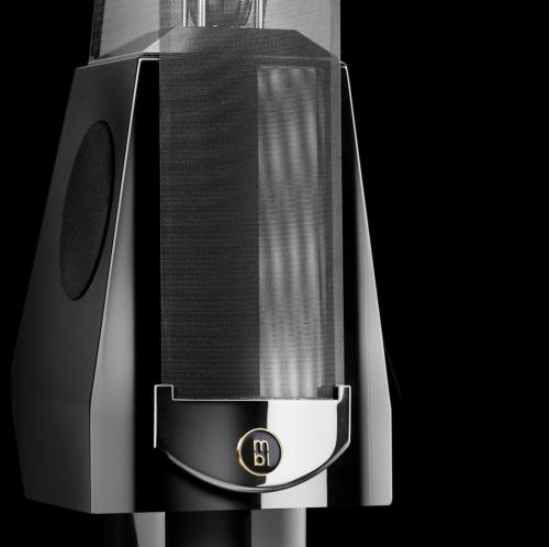 Полочная акустика MBL 120 piano black/gold