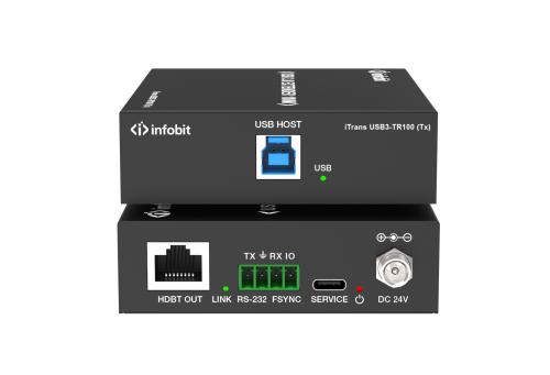 Удлинитель сигнала USB Infobit iTrans USB3-TR100