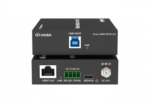 Удлинитель сигнала USB Infobit iTrans USB3-TR100