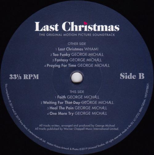 Виниловая пластинка Michael, George / Wham! / Original Motion Picture Soundtrack, The, Last Christmas (180 Gram Black Vinyl/Gatefold)