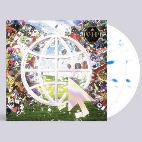 Виниловая пластинка Сream Soda - Internet Friends (VIP Edition, Mixed Blue+White Vinyl 2LP)