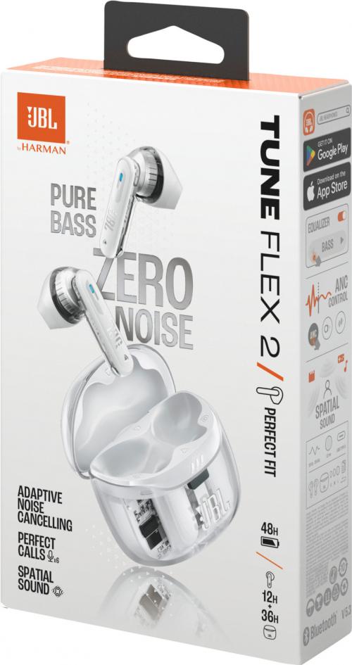 Наушники JBL Tune Flex 2 Ghost White