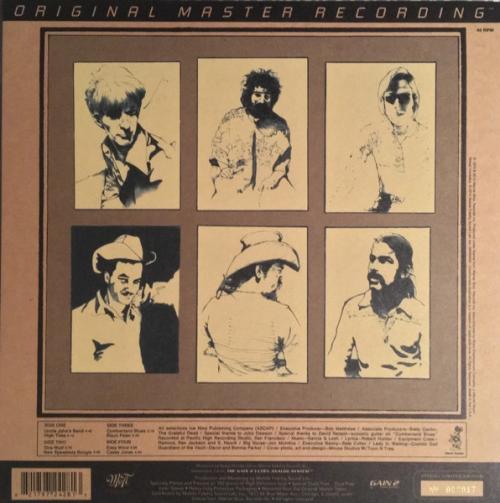 Виниловая пластинка Grateful Dead - Workingman's Dead (Original Master Recording) (Black Vinyl 2LP)