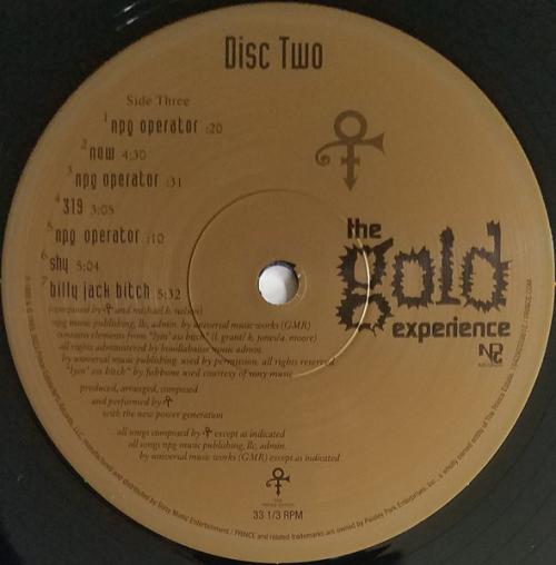 Виниловая пластинка The Artist - The Gold Experience (Black Vinyl 2LP)