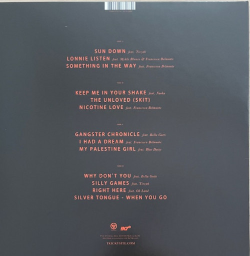 Виниловая пластинка Tricky - Adrian Thaws (Black Vinyl 2LP)