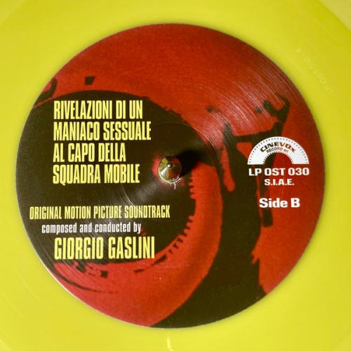 Виниловая пластинка Саундтрек - Rivelazioni Di Un Maniaco Sessuale Al Capo Della Squadra Mobile (Giorgio Gaslini) (Coloured Vinyl LP)