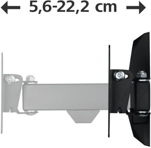 Кронштейн для телевизора Hama H-118113 черный 10"-26" макс.20кг