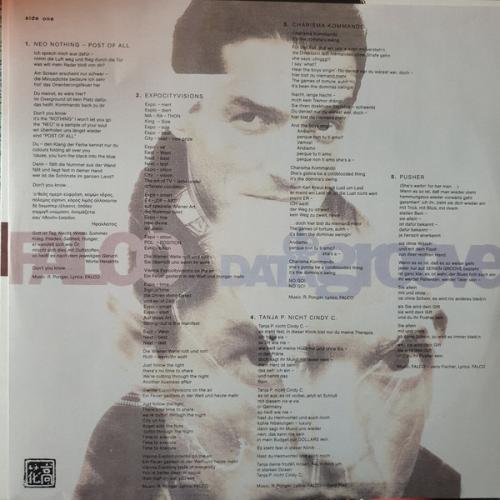 Виниловая пластинка FALCO - DATA DE GROOVE - BLUE TRANSPARENT VINYL (LP)