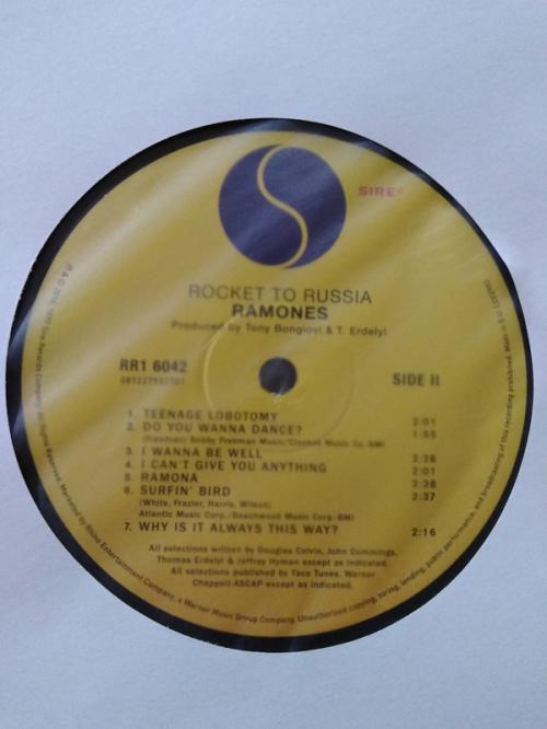 Виниловая пластинка WM Ramones Rocket To Russia (180 Gram/Remastered)