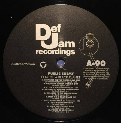 Виниловая пластинка Public Enemy, Fear Of A Black Planet
