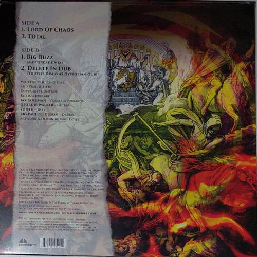 Виниловая пластинка Killing Joke - Lord Of Chaos (EP) (BlackVinyl LP)