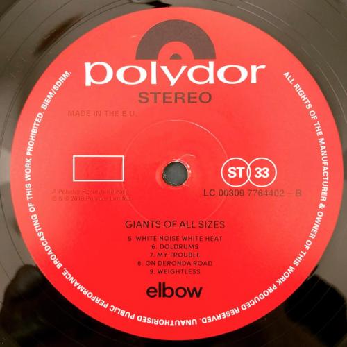 Виниловая пластинка elbow, Giants of All Sizes (Heavyweight Black Vinyl)