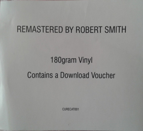 Виниловая пластинка The Cure, Seventeen Seconds (2016 Reissue / Black Vinyl)