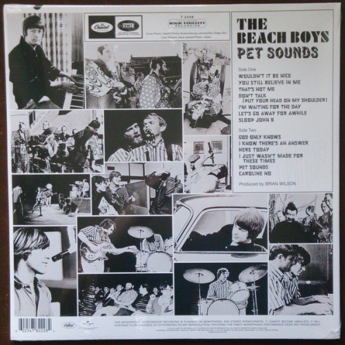 Виниловая пластинка The Beach Boys, Pet Sounds (Mono / 180g Vinyl)