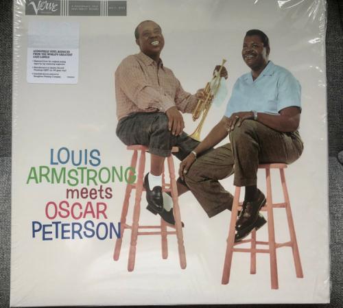 Виниловая пластинка Louis Armstrong — LOUIS ARMSTRONG MEETS OSCAR PETERSON (ACOUSTIC SOUNDS) (LP)