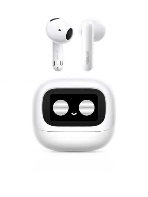 Наушники UGREEN WS216 LightBuds Magic Hibrid ANC Earbuds White