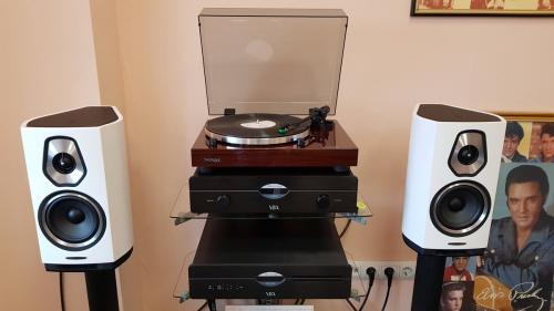 Проигрыватель винила Thorens TD-202 (TP71, AT95E) High Gloss Walnut