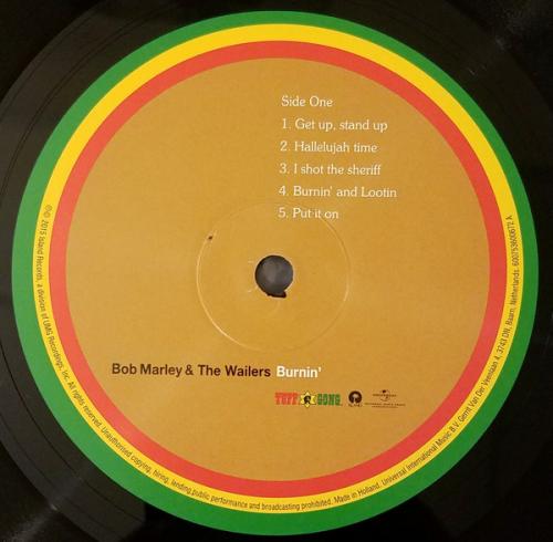 Виниловая пластинка Marley, Bob, Burnin'