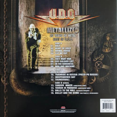 Виниловая пластинка U.D.O. - Metallized (Limited Dark Green Vinyl 2LP)