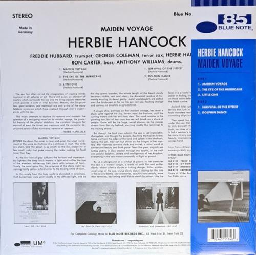 Виниловая пластинка Herbie Hancock - Maiden Voyage  (Blue Limited Vinyl LP)