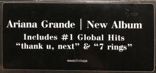 Виниловая пластинка Grande, Ariana, Thank u, Next