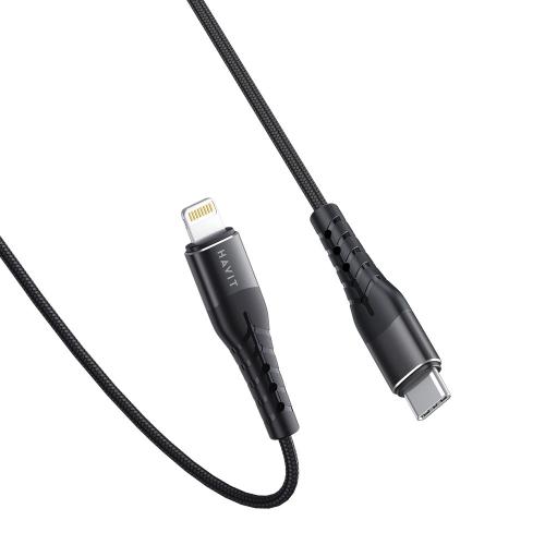USB кабель HAVIT HV-RH14 USB-C - Lightning BK 1.2m