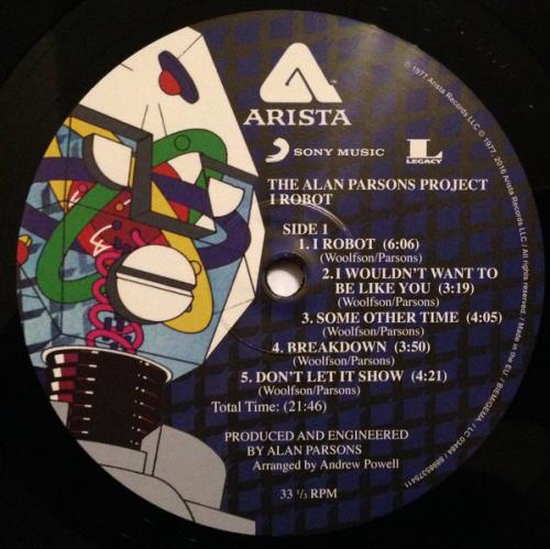 Виниловая пластинка Sony The Alan Parsons Project I, Robot (180 Gram/Gatefold)