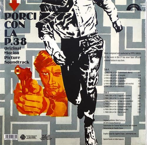 Виниловая пластинка Саундтрек - Porci Con La P.38 (Pippo Caruso) (Coloured Vinyl LP)