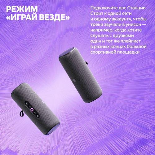 Умная колонка Яндекс Станция Стрит Черный