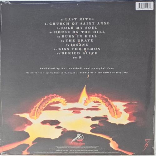 Виниловая пластинка Mercyful Fate - 9(Yellow Ochre W/ Blue Swirls Vinyl LP)