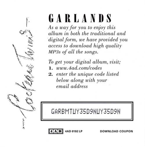 Виниловая пластинка Cocteau Twins — GARLANDS (LP)