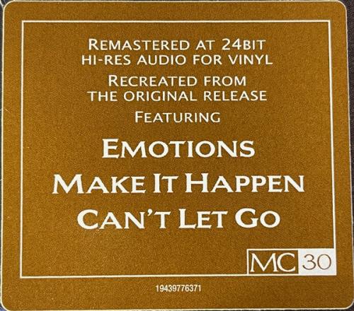 Виниловая пластинка Mariah Carey — EMOTIONS (Black Vinyl)