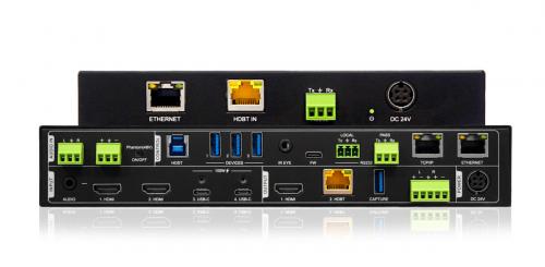 Комплект из матричного KVM-коммутатора и приемника Qtex QVP VP42T-KVM