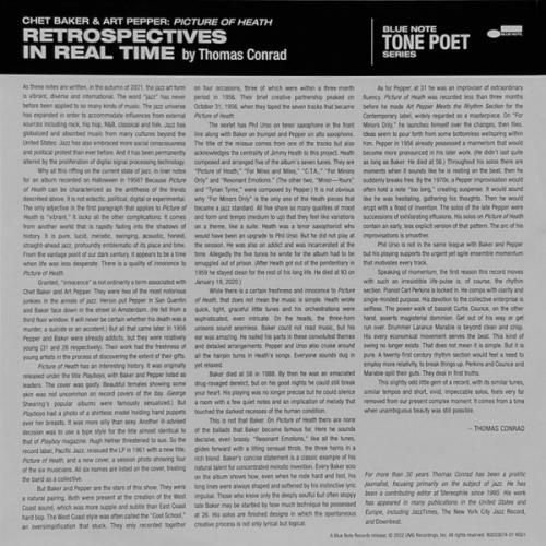 Виниловая пластинка Chet Baker; Pepper, Art - Picture Of Heath (Tone Poet) (Black Vinyl LP)