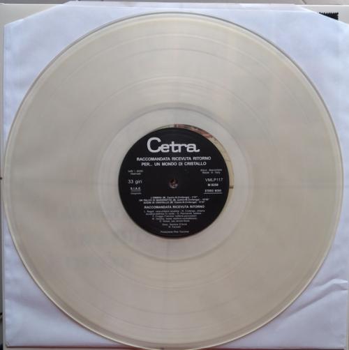 Виниловая пластинка Raccomandata Ricevuta Ritorno - Per Un Mondo Di Cristallo (Coloured Vinyl LP)