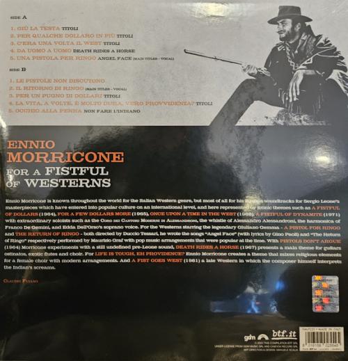 Виниловая пластинка OST - For A Fistful Of Westerns (Ennio Morricone) (Limited Clear Orange Vinyl LP)