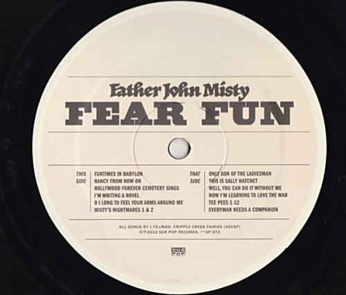 Виниловая пластинка Father John Misty - Fear Fun (Black Vinyl LP)