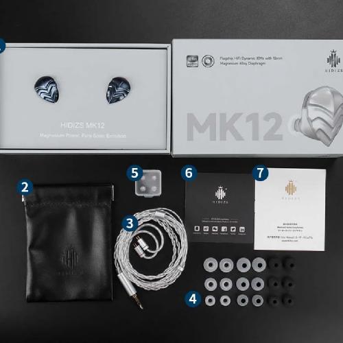 Наушники Hidizs MK12 4.4mm Blue