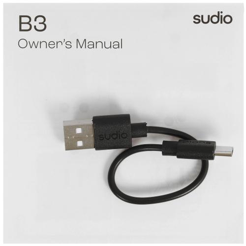 Наушники Sudio B3 Black