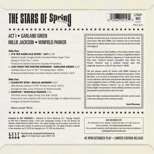 Виниловая пластинка Various Artists - The Stars of Spring Records (Black Vinyl LP)