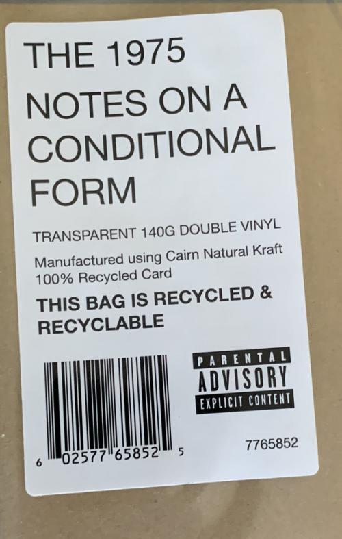 Виниловая пластинка 1975 — NOTES ON A CONDITIONAL FORM (CLEAR VINYL) (2LP)