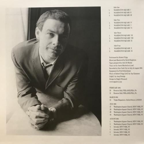Виниловая пластинка Robert Fripp - Washington Square Church (Black Vinyl 2LP)