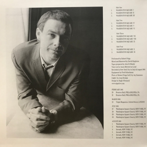 Виниловая пластинка Robert Fripp - Washington Square Church (Black Vinyl 2LP)