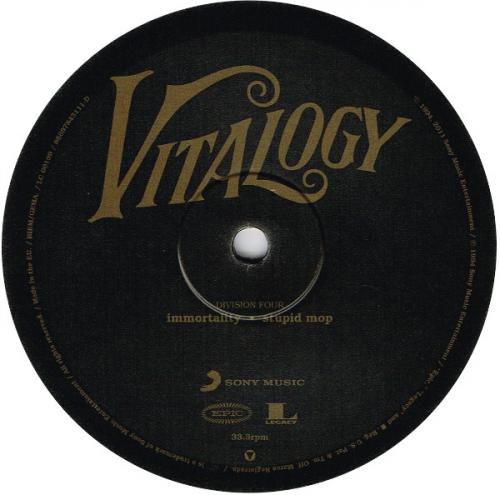 Виниловая пластинка Pearl Jam VITALOGY VINYL EDITION (Remastered/180 Gram)