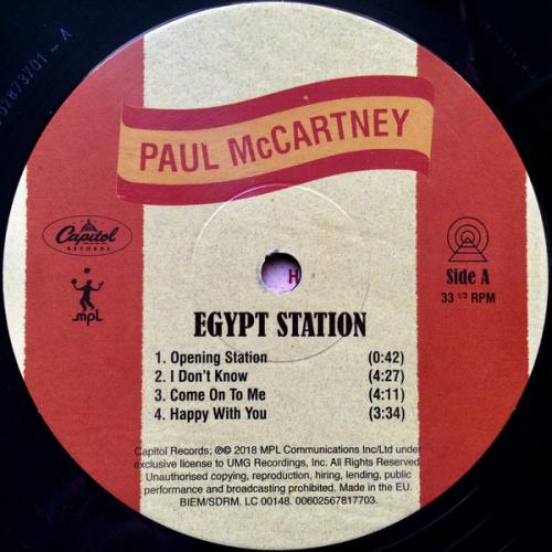 Виниловая пластинка Paul McCartney, Egypt Station