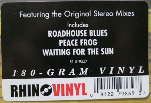 Виниловая пластинка WM The Doors Morrison Hotel (Stereo) (180 Gram/Gatefold/Remastered)