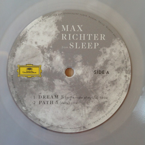 Виниловая пластинка Richter, Max, From Sleep (transparent)