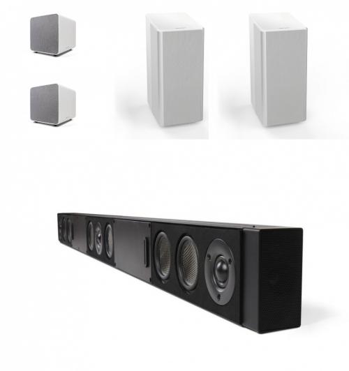 Комплект Savant HST-STUDIO55WSI-SUR + SPK-S1WSW (пара) + SPK-SUR3WSW