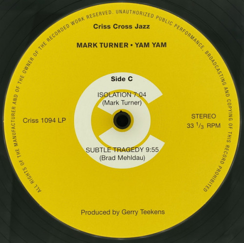 Виниловая пластинка Mark Turner - Yam Yam (Black Vinyl 2LP)